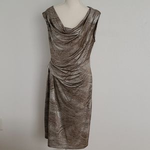 Connected Apparel Silver Dress